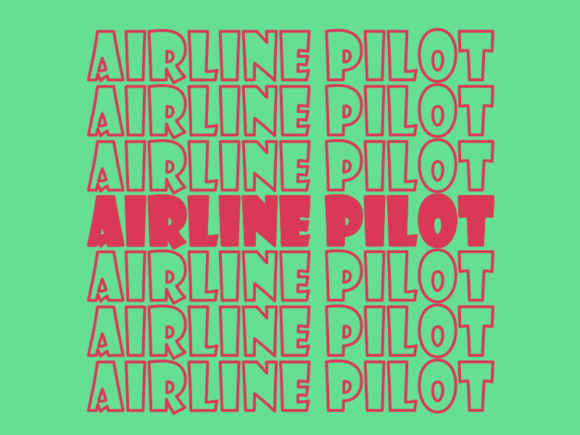 Airline Pilot Svg Cut File