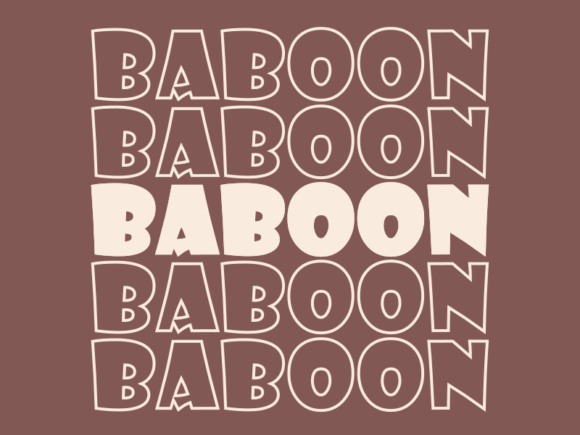 Baboon Svg Cut File