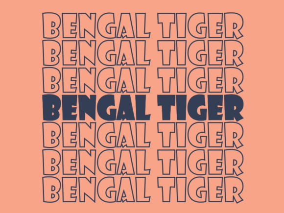 Bengal Tiger Svg Cut File: A Versatile Tool for Creative Projects
