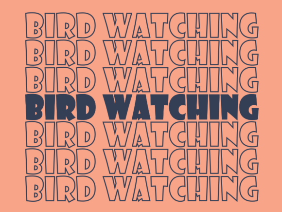 Bird Watching Svg Cut File
