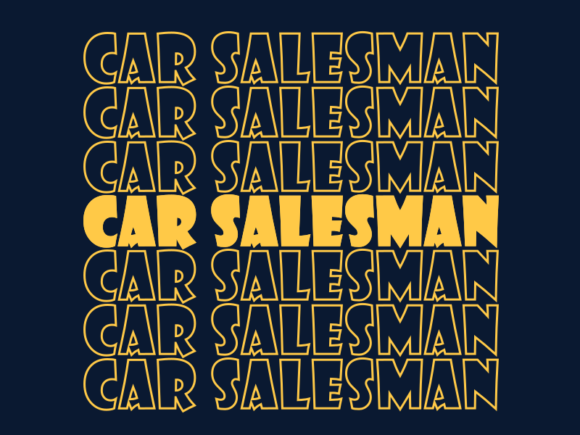 Car Salesman Svg Cut File