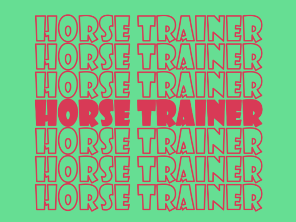 Horse Trainer Svg Cut File