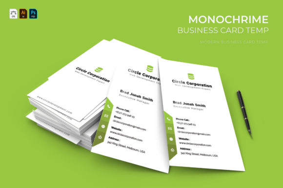 Monochrime Business Card