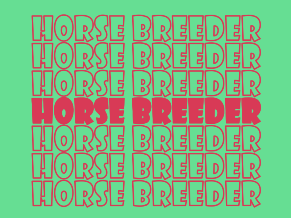 What Is a Horse Breeder Svg Cut File?